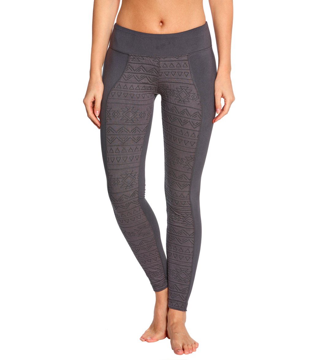 Balance Collection Jacquard Novelty Framed Yoga Leggings