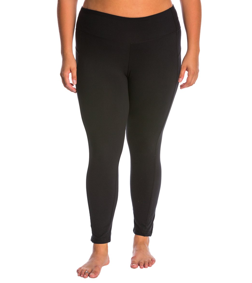 Balance Collection Plus Size Mila Fashion Yoga Leggings