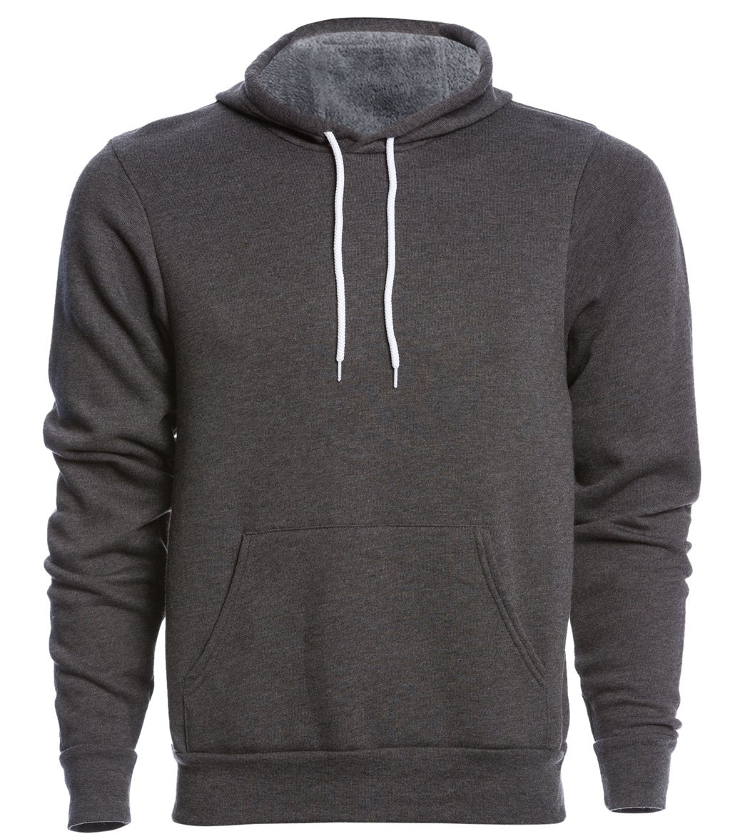 Bella + Canvas Men's Poly-Cotton Fleece Pullover Hoodie