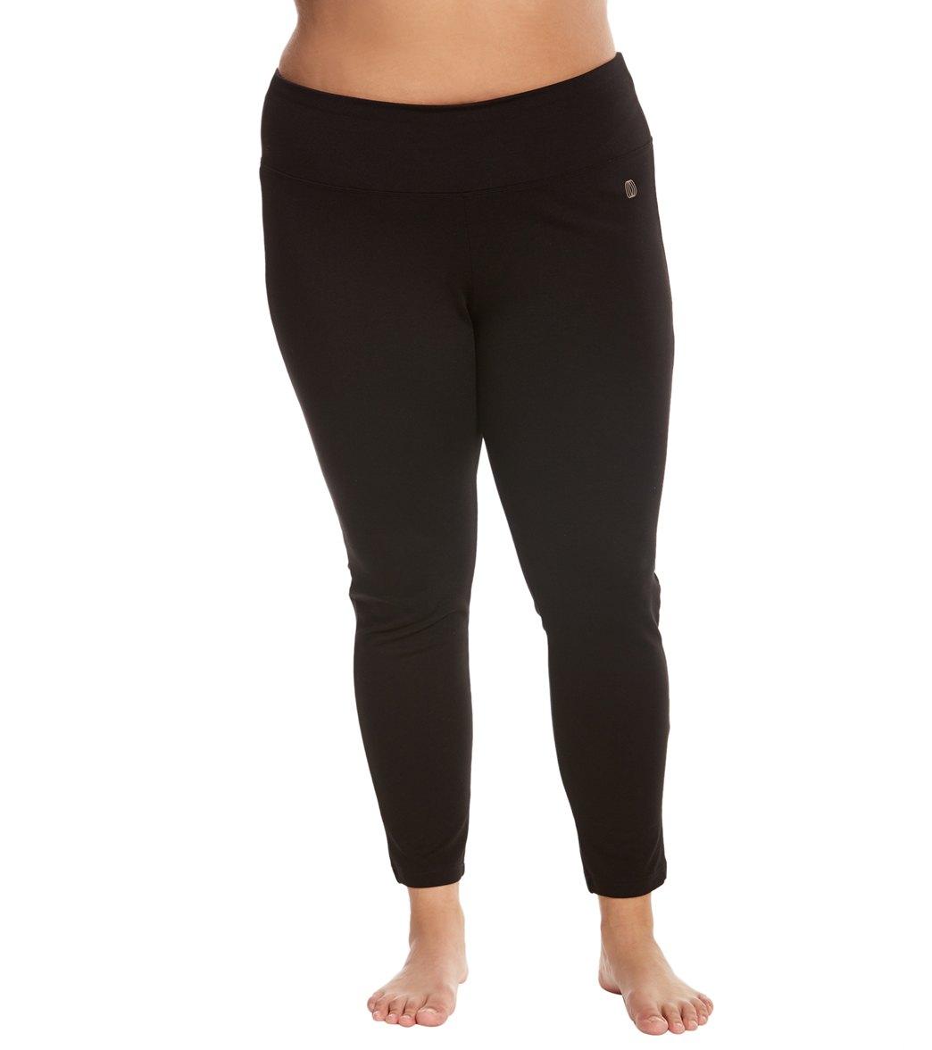 Balance Collection Plus Size Pull On Ponte Leggings
